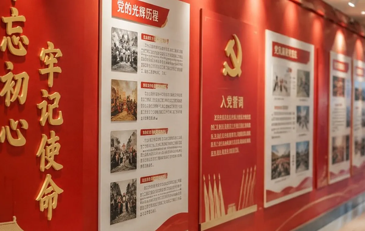 文化墙建设服务现场